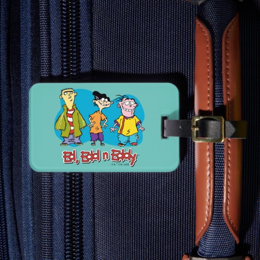 Ed, Edd, n Eddy Smiling Bagagelabel (Voorkant Insitu 4)