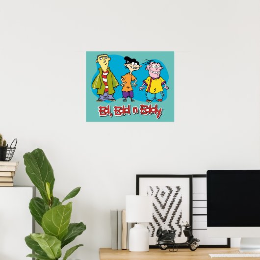 Ed, Edd, n Eddy Smiling Poster (Thuiskantoor)