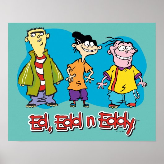Ed, Edd, n Eddy Smiling Poster (Voorkant)