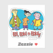 Ed, Edd, n Eddy Smiling Sticker (Vel)