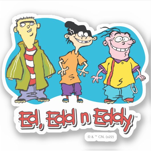 Ed, Edd, n Eddy Smiling Sticker (Voorkant)