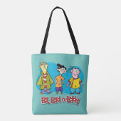 Ed, Edd, n Eddy Smiling Tote Bag (Achterkant)