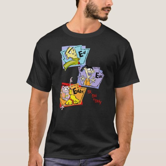 Ed Eddy N Eddy gestapelde groepspanelen T-shirt (Voorkant)