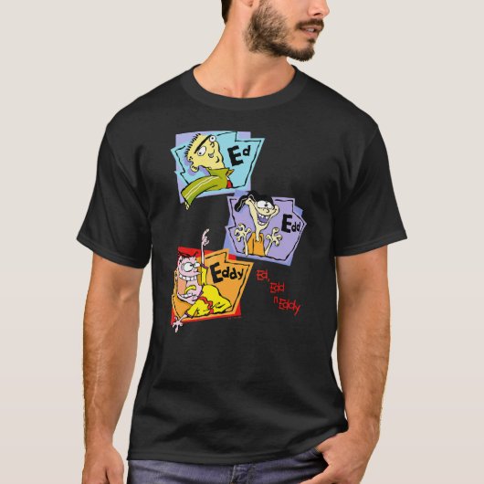 Ed Eddy N Eddy gestapelde groepspanelen wisselen e T-shirt (Voorkant)
