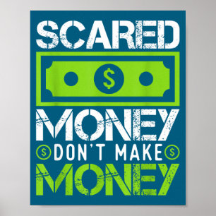 Ed Geld Maakt Geen Geld Dollar Cash Grafische Baas Poster