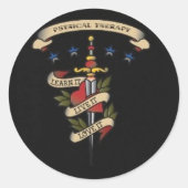 Ed Hardy geïnspireerd PT sticker (Voorkant)