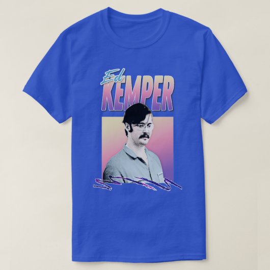 Ed Kemper esthetisch retro gestileerd ontwerp T-shirt (Design voorkant)
