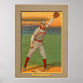 Ed Konetchy Cardinals Baseball 1911 Poster (Voorkant)