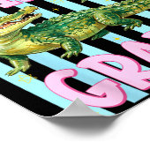 Ed Later Negende Klasser Alligator Einde Schooljaa Poster (Hoek)