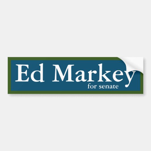 Ed Markey Bumpersticker (Voorkant)