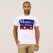 Ed Markey voor T-shirt van Senaat (Voorkant volledig)