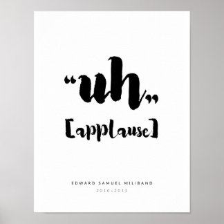 Ed Miliband Best Moments Collectie 1/3 Poster