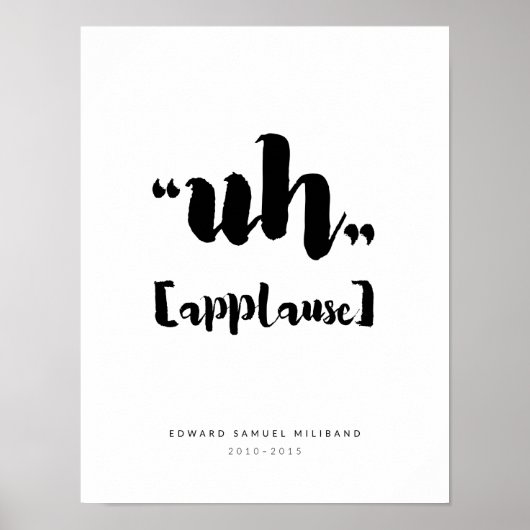 Ed Miliband Best Moments Collectie 1/3 Poster (Voorkant)