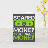 Ed Money Dont Make Money Dollar Cash Graphic Boss  Kaart (Gele Bloem)