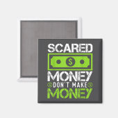 Ed Money Dont Make Money Dollar Cash Graphic Boss  Magneet (Voorkant / Achterkant)