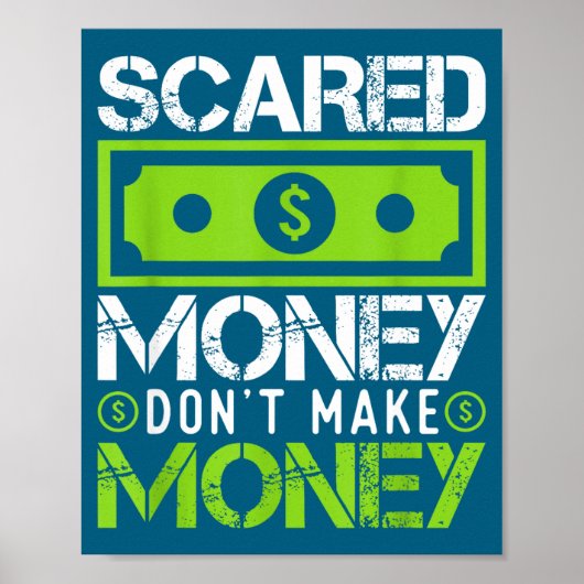 Ed Money Dont Make Money Dollar Cash Graphic Boss  Poster (Voorkant)