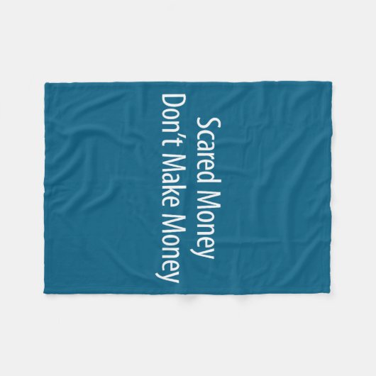 Ed Money Don't Make Money -  Fleece Deken (Voorkant (Horizontaal))
