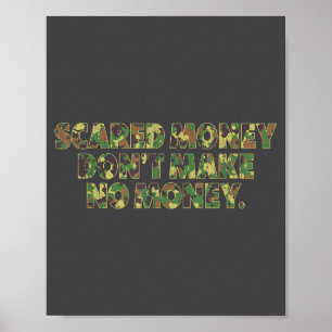 Ed Money Levert Geen Geld Op Grappige Zegswijze Poster