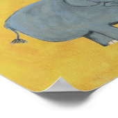 Ed Olifant Babykamer Kunst - PRINT (Hoek)
