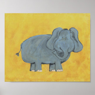 Ed Olifant Nursery Kunst - PRINT