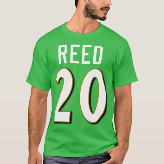 Ed Reed-getal te groot T-shirt (Voorkant)