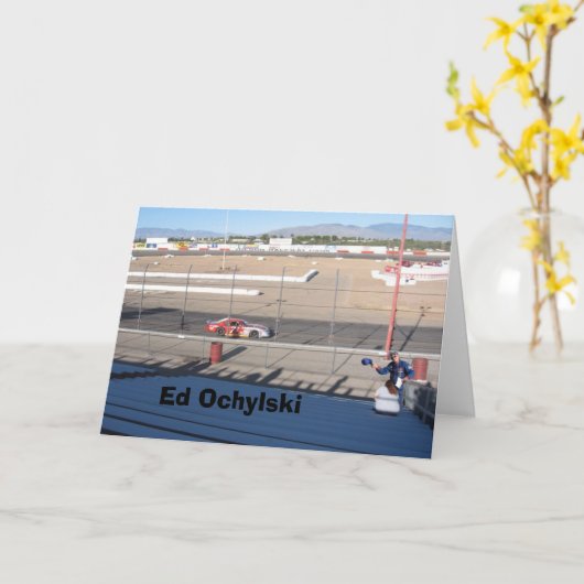 Ed Salutes Kaart (Gele Bloem)