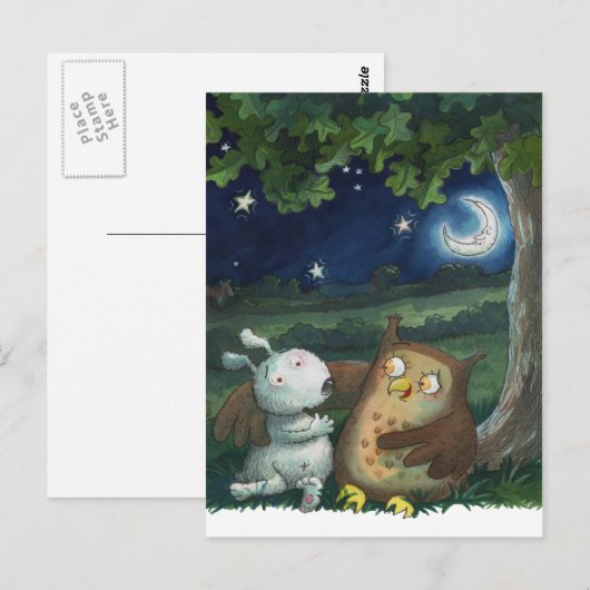 Ed the Pup briefkaart (Voorkant / Achterkant)