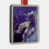 Ed White First American Spacewalker Foto Metalen Ornament (Rechts)