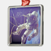 Ed White First American Spacewalker Foto Metalen Ornament (Links)