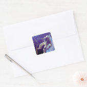 Ed White First American Spacewalker Foto Vierkante Sticker (Envelop)