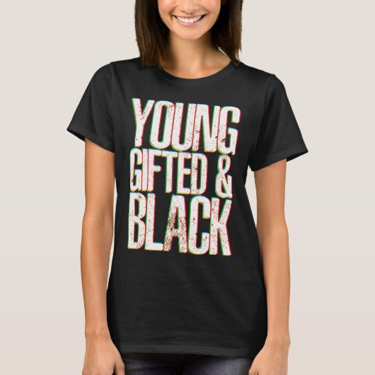 ed Young Black Dashiki African Pride History Month T-shirt (Voorkant)