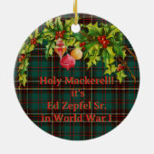 Ed Zepfel SR. Holy Mackerel Ornament (Achterkant)
