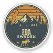 EDA, Zweden Sverige Sticker (Voorkant)