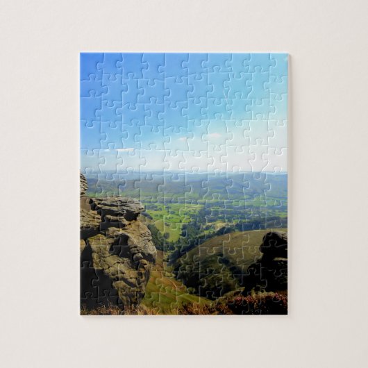 Edale-vallei en -rotsen legpuzzel (Verticaal)