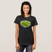 Edamame Costume Easy Last Minute Halloween Japans T-shirt (Voorkant volledig)