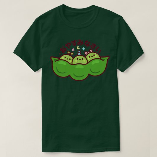 Edamame Kawaii T-shirt (Design voorkant)