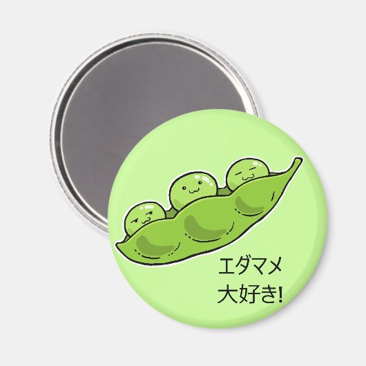 Edamame Magnet (Voorkant / Achterkant)