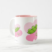 Edamame-Mok Tweekleurige Koffiemok (Voorkant links)