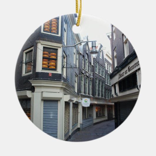 Edamse kazen in Amsterdam Keramisch Ornament (Voorkant)