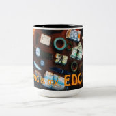 EDC Kit Prepper Survivalist Design Tweekleurige Koffiemok (Center)