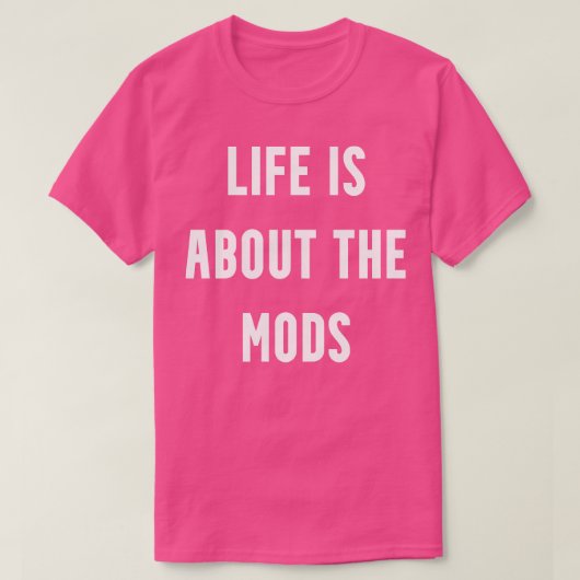 EDC Life gaat over de mods T-shirt (Design voorkant)