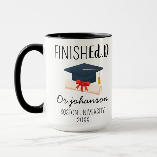 Edd Afstudeercadeaus Voor Haar Hem, EDD Mok, Docto Mok (Links)