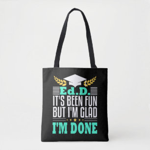 EdD Doctor Education Doctorate Afstuderen Gift Tote Bag