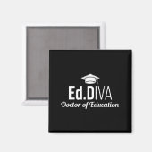 Edd doctor in de pedagogiek edd diva doctorsgraad magneet (Voorkant / Achterkant)