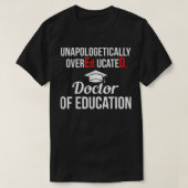 EdD Doctor in het onderwijs Overonderwijsdiploma G T-shirt (Design voorkant)