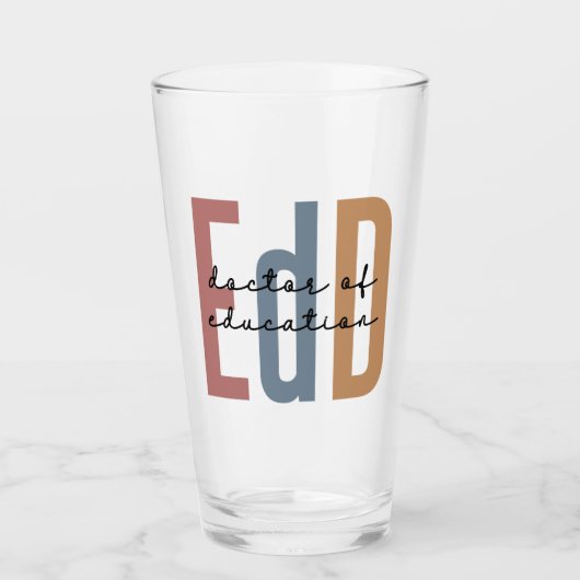 EdD Doctor of Education Afstuderen Glas (Voorkant)
