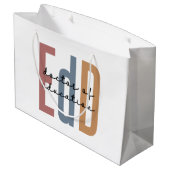 EdD Doctor of Education Afstuderen Groot Cadeauzakje (Achterkant Gekanteld)