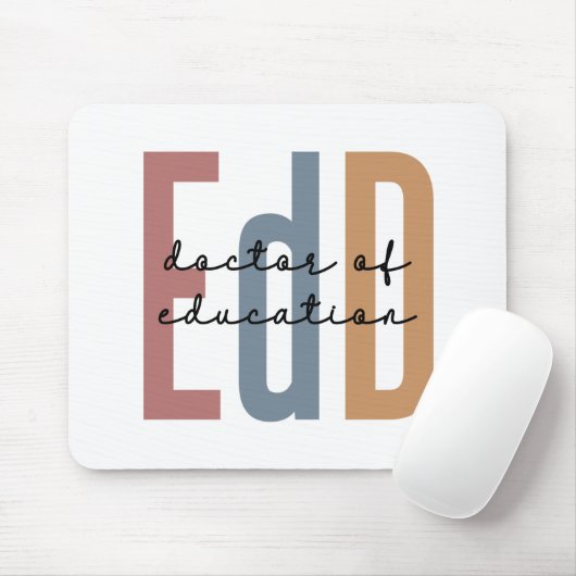 EdD Doctor of Education Afstuderen Muismat (Met muis)