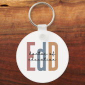 EdD Doctor of Education Afstuderen Sleutelhanger (Voorkant)