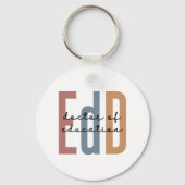 EdD Doctor of Education Afstuderen Sleutelhanger (Achterkant)
